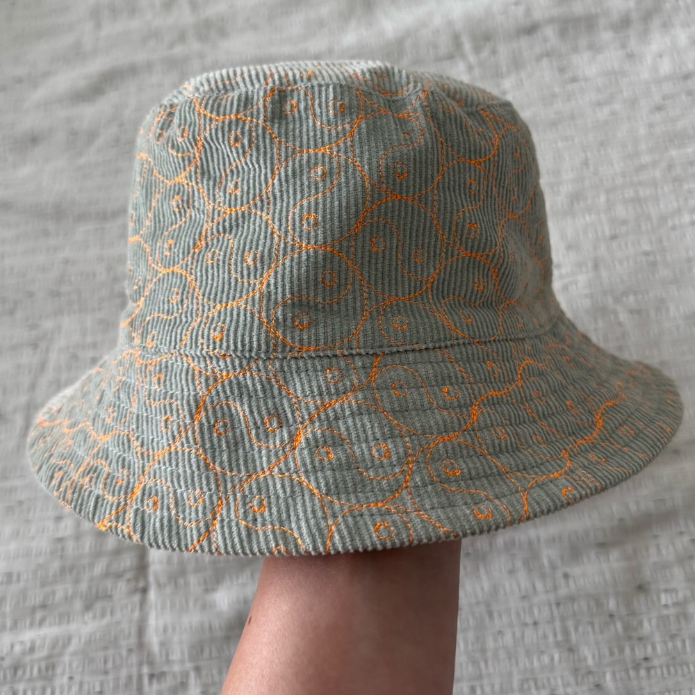Urban Outfitters Corduroy Yin Yang Bucket Hat